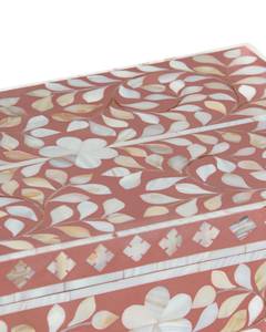 Caja de Almacenamiento Moderna de Lujo Mother Pearl, Diseño Flexible y Funcional, Solución Decorativa con Incrustaciones de Concha, Fabricante Mayorista - Product Image 6