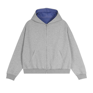 Sudadera con Capucha Personalizada, de Algodón y Felpa, Estilo Casual Urbano, Unisex, para Hombre y Mujer, con Logotipo Bordado, Proveedor OEM, Venta al Por Mayor - Product Image 1