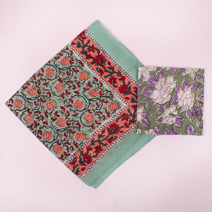 Boho Cotton <b>Square</b> Handkerchief Printed Casual Wear Bandana Unisex <b>Scarf</b> Skin-Friendly Breathable Eco-Friendly - Product Image 5