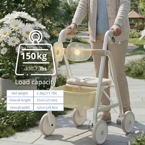 Déambulateur futuriste en fibre de carbone ultra-léger avec siège et panier <span class=keywords><strong>pour</strong></span> seniors - Product Image 3