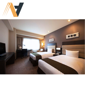 Best Western Holiday Inn en bois dur OEM ODM pouce table console extra longue avec 6 armoires cuisine armoire hôtel meubles de chambre à coucher - Product Image 1