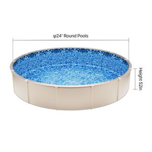 Telo per Piscina Fuori Terra Unibead da 25m, Spessore Standard 52 Pollici, Progettato per Pareti in Acciaio, Spessore 1,5mm - Product Image 3