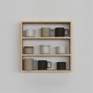 Portavasos con Forma de Árbol de Bambú, Diseño Minimalista, Soporte de Almacenamiento de Tres Niveles para Sala de Estar - Product Image 4
