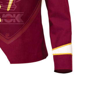 Chaqueta de uniforme de banda de música de lujo, exterior de poliéster y algodón con forro interior de seda, WOK Industries - Product Image 3