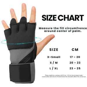 Gants intérieurs sans doigts rembourrés en gel, bandages de main pour la boxe, le MMA, le Muay Thai, le kickboxing, entraînement, soutien du poignet, légers et respirants - Product Image 6