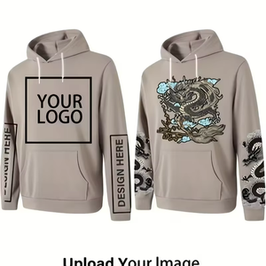 เสื้อฮู้ดดี้ผู้ชายผ้าฟลีซ 400 กรัม อุ่น กันลม เหมาะสำหรับใส่ลำลองหรือไปเที่ยวพักผ่อน มีกระเป๋า  ย้อมสีพื้น  บริการ OEM ผลิตในบังกลาเทศ รับสั่งทำสีตามต้องการ - Product Image 2