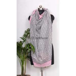 100% Cotton Block Print Floral Sarong Pareo Bikini Cover Beach <b>Wrap</b> Scarf Daily Wear Lightweight Soft Women Wholesale Fashion - Product Image 6