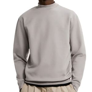 OEM personalizado blanco liso sudaderas de gran tamaño 100% algodón francés Terry gota hombro cuello redondo sudaderas con capucha precio barato - Product Image 1