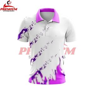 Camisetas Polo Sublimadas para Hombre de Diseño Moderno y Calidad Duradera, Ajuste Cómodo y Secado Rápido, Camiseta Polo Sublimada con Patrón Sólido - Product Image 5