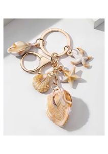 Porte-clés en coquillage naturel, accessoire côtier, souvenir de plage, cadeau tropical, porte-clés artisanal en coquillage, vente en gros - Product Image 5