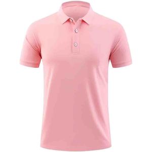 Polo à col pour homme, manches courtes, 100% coton, décontracté, respirant, pour le golf - Product Image 2