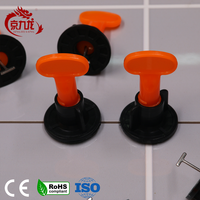 50 pièces de système d'équilibrage d'aiguilles en acier remplaçables Clips de système de nivellement de carreaux Accessoires de carreaux