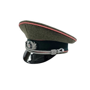 Gorra/Sombrero con Visera del Ejército Alemán de la Segunda Guerra Mundial de Alta Calidad, Reproducción Personalizada al por Mayor para Reenactaciones al Aire Libre, Coleccionistas de Artículos Militares - Product Image 3