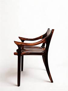 Hot Sale Unique Modern Classic Macassar Ebony Amara Sonokeling Indoors Terrace Living Room Restaurant Cafe <b>Dining</b> <b>Chairs</b> - Product Image 4