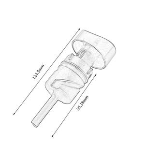 Bouchon de réservoir de jauge d'huile de moto noir/chromé pour Harley Sportster 883 <span class=keywords><strong>1200</strong></span> <span class=keywords><strong>Superlow</strong></span> Custom 2004-2020 - Product Image 5