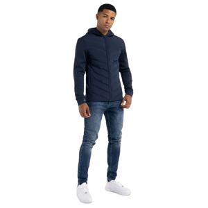 Veste hybride de haute qualité pour hommes avec panneaux isolés et tissu respirant pour un confort par tous les temps - Product Image 1