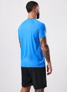 Camiseta Deportiva de Poliéster Personalizada Talla Estadounidense, de Secado Rápido, Ajustada, con Manga Corta y Cuello Redondo, con Serigrafía - Product Image 2