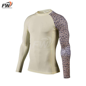 Latest Design Wholesale Custom <b>Printed</b> Long Sleeve Polyester Spandex Sublimation Womens <b>Surf</b> Rash Guard - Product Image 4