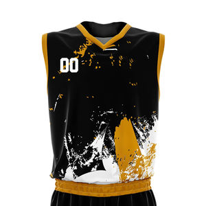 Vêtements de basket-ball imprimés en polyester 100% en gros, nouvelles arrivées, respirants, antibactériens, séchage rapide pour adultes - Product Image 4