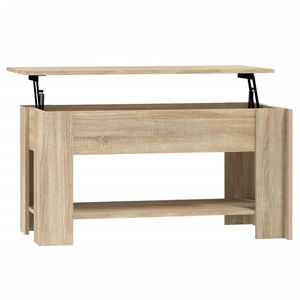 Tavolino in legno ingegnerizzato di quercia Sonoma 39.8 "x 19.3" x 20.5" - Product Image 2