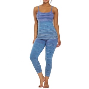 Legging de sport taille mi-haute pour femme, respirant, haute qualité, nouveau design personnalisé, imprimé, pour le yoga et le fitness - Product Image 2