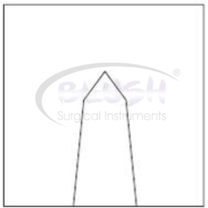 Akahoshi Prechopper Nucleus Splitter Universal Forceps Straight Titanium Ophthalmic Cataract Instrument By <b>Blush</b> Surgical - Product Image 4