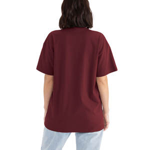 Camiseta de Mujer de Corte Regular con Diseño Personalizado y Logotipo, 100% Algodón, Calidad Personalizada con Logotipo, Color Sólido, Camisetas Lisas - Product Image 2