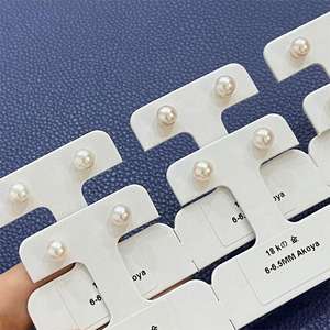 ต่างหูมุกน้ำจืดทรงกลมแบน นูคลีเอท ซิลเวอร์ S925 แสงสีขาวเย็น จูจี้ 2025 - Product Image 3