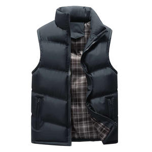 Gilet sans manches matelassé pour homme, coupe cargo, grande taille, réversible, coupe-vent, 100 % polyester, idéal pour le travail et le style islamique - Product Image 6