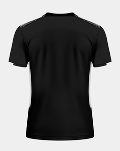 Nueva Camiseta de Fútbol Sublimada con Estampado Geométrico Negro para Hombre, Manga Corta, Absorbe la Humedad, Ajuste Atlético, Cuello Redondo, Ropa Deportiva - Product Image 2