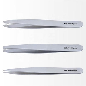 Pinzas para Cejas de Acero Inoxidable para Uso Personal y en Salón, Kit de Depilación Ecológico para Recortar y Dar Forma - Product Image 5