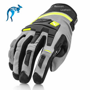 Guantes de Motociclismo de Cuero para Carreras, Modelos 2026, Protección Completa para las Manos, Transpirables - Product Image 1
