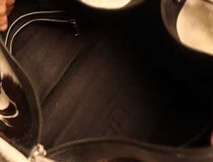 Sac de voyage week-end en cuir véritable de créateur avec fourrure LHODB-0122B - Product Image 6