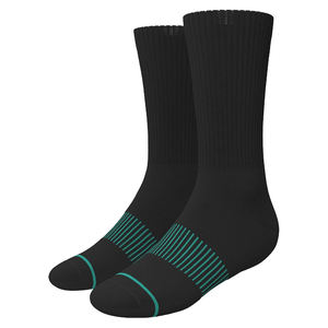 Calcetines Deportivos para Hombre, Negros, Antibacterianos, Transpirables, Cómodos, de Algodón, para Deporte, Negocios, Fiestas y Vestir - Product Image 2