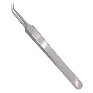 Pinzas para Pestañas de Acero Inoxidable para Profesionales de Belleza, Antideslizantes, Antiestáticas, Punta de Precisión, Uso en Salón - Product Image 3