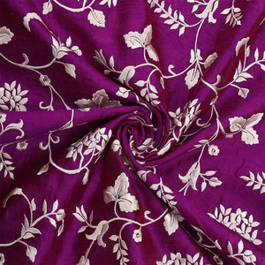 Custom Design Embroidered <b>Net</b> <b>Fabric</b> Manufacturer India Premium Mesh Tulle Lace <b>Fabric</b> Supplier for Bridal Fashion Export - Product Image 2