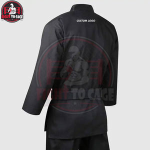 Uniforme de BJJ de Última Moda a Precio Razonable, Transpirable, Ligero, Elástico, con Cordón Ajustable, Estampado, de Poliéster y Algodón, Unisex, para Artes Marciales - Product Image 3