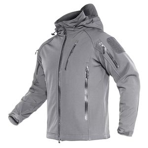 Custom Men's Winter Quilted Windproof Waterproof Jacket Canvas Fabric Zipper Closure Solid Color Dyed Processing Logo Options - Product Image 3