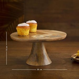 Juego de Exhibición para Mesa de Postres en Oferta, Soporte Redondo para Pastel de Madera para Decoración de Cocina, Hotel y Cafetería - Product Image 2