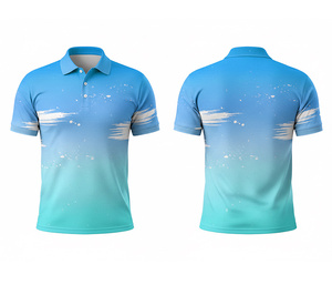 Premium Sublimated Polo Shirt with Custom Logo Printing Durable Stitching for Men Women Youth Quick-Dry Dry-Fit Active - Product Image 5