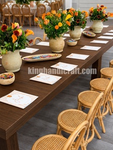 Chaises pour enfants en rotin faites à la main, écologiques, tissées, pour les fêtes d'anniversaire, les pique-niques, les mariages et les organisateurs d'événements - Product Image 3