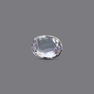 Handcrafted 4.15 Carat Square Princess Cut Lab Created White Zircon Loose Gemstone for Jewelry - Product Image 2