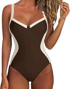 Traje de Baño Deportivo Personalizado de Secado Rápido y Alta Elasticidad, Sin Mangas, Suave, Transpirable y Ajustable para Mujer, Bikini de Una Pieza - Product Image 5