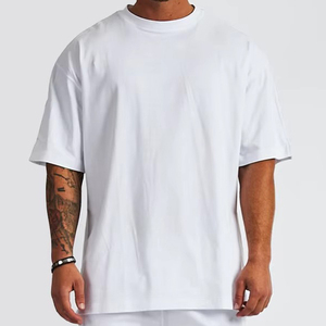 T-shirts pour hommes grandes tailles, respirants, 100% coton, manches courtes, nouveau design, en stock - Product Image 1