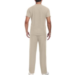 Conjunto Deportivo para Hombre, Camiseta y Pantalones, Estilo Moderno, Verano 2026, Ropa Deportiva Transpirable para Gimnasio, Running y Fitness - Product Image 2