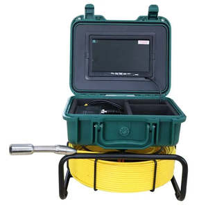 Caméra vidéo d'inspection de tuyau d'égout CCTV analogique industrielle Endoscope de puits profond pour tuyau sous-marin d'endoscope de pipeline municipal - Product Image 1