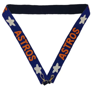 สายรัดกระเป๋า Astros แบบทอ ดีไซน์ทันสมัย พร้อมตัวอักษรนูน - Product Image 1