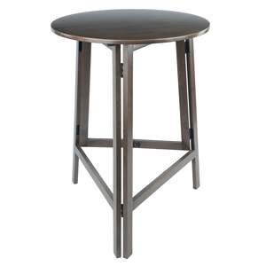 Table Haute Pliable Torrence Gris Huître 40 H pour Salle à Manger Meubles de Salon - Product Image 2