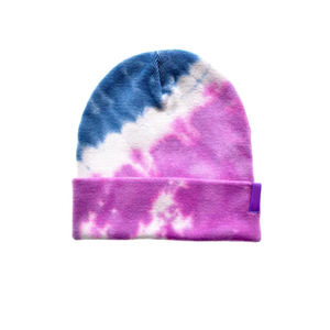Chapeau tricoté pour femme en acrylique 100% pour l'hiver, logo personnalisé, dégradé tie-dye, fil camouflage, broderie 3D, inspiré de la plage - Product Image 5