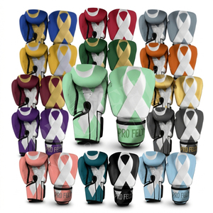 Guantes de Boxeo de Primera Calidad Personalizados para Entrenamiento, Sparring, Combate, MMA, Kickboxing, de Cuero PU con Soporte para Muñeca - Product Image 1
